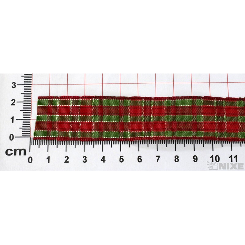 KOSTKOVÁ STUHA MTP 25mmx25m*ZELENÁ+ČERVENÁ 418902