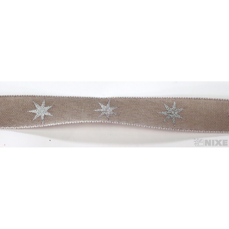 KARINE 9241 15mmx20m*HNĚDÁ SV.+STŘÍBRNÁ