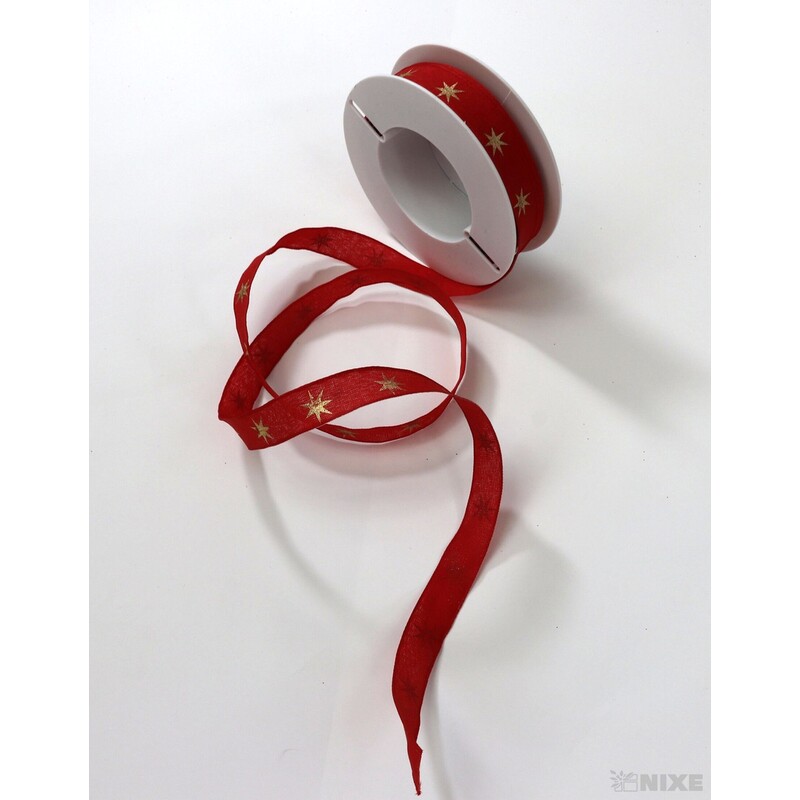 KARINE 9241 15mmx20m*ČERVENÁ+ZLATÁ