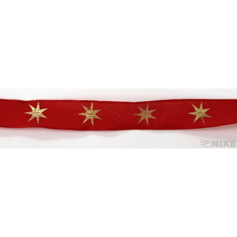 KARINE 9241 15mmx20m*ČERVENÁ+ZLATÁ