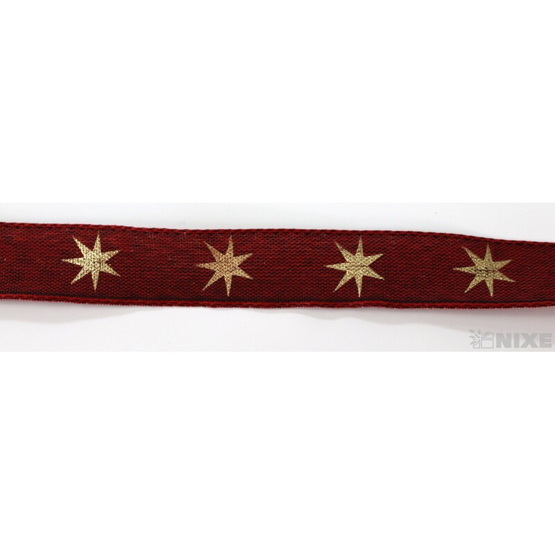 KARINE 9241 15mmx20m*BORDOVÁ+ZLATÁ