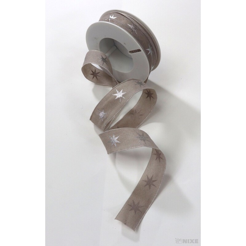 KARINE 9241 25mmx20m*HNĚDÁ SV.+STŘÍBRNÁ