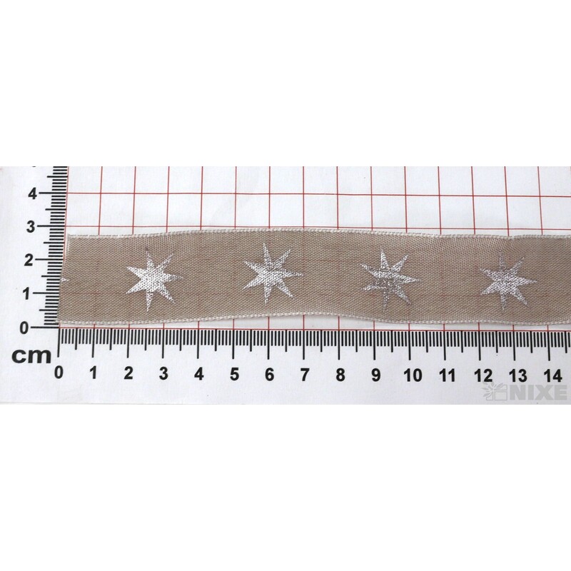 KARINE 9241 25mmx20m*HNĚDÁ SV.+STŘÍBRNÁ