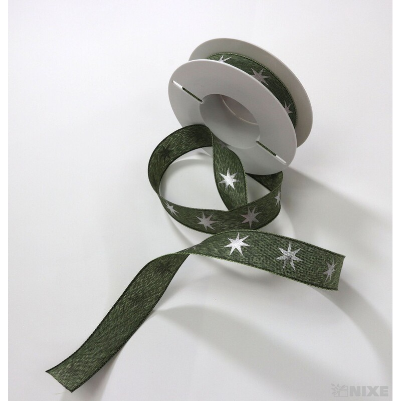 KARINE 9241 25mmx20m*ZELENÁ+STŘÍBRNÁ