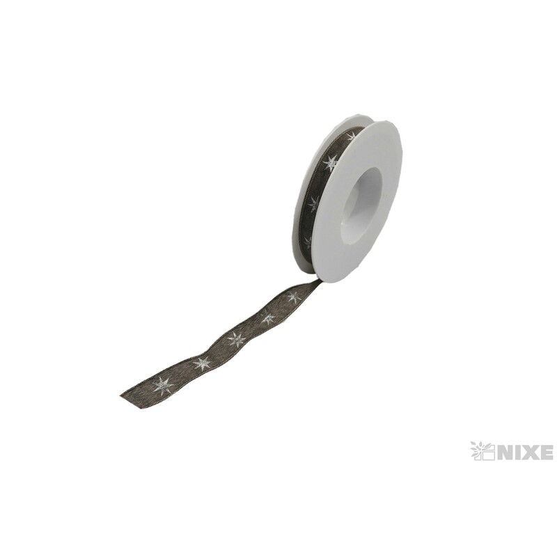 KARINE 9241 15mmx20m*HNĚDÁ+STŘÍBRNÁ