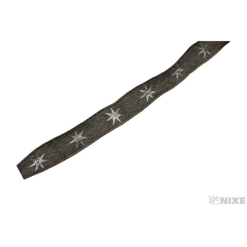 KARINE 9241 15mmx20m*HNĚDÁ+STŘÍBRNÁ