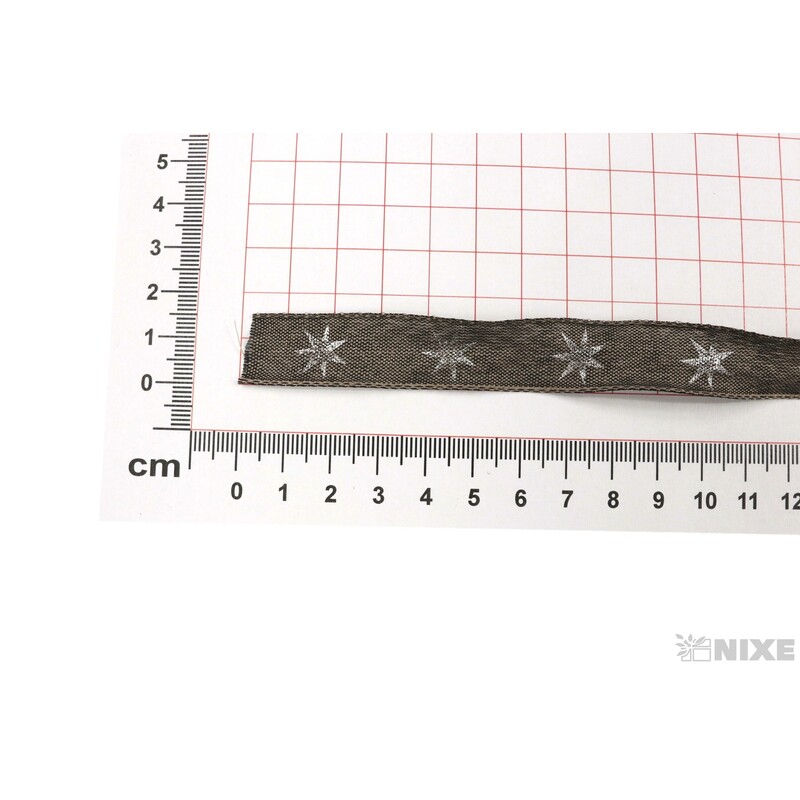 KARINE 9241 15mmx20m*HNĚDÁ+STŘÍBRNÁ