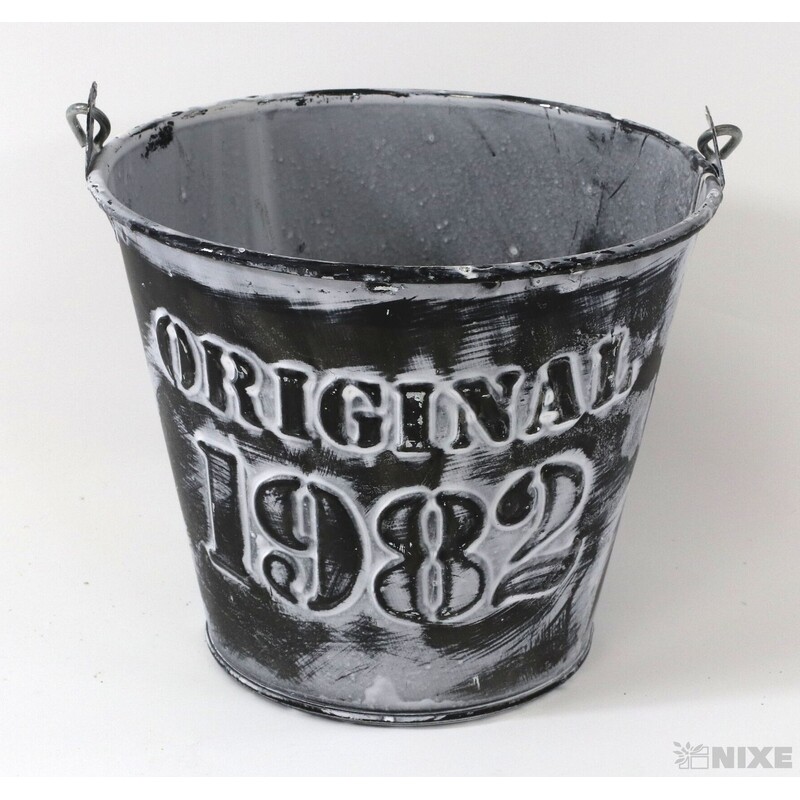 PLECHOVÝ KBELÍK 10x12cm*ČERNÁ