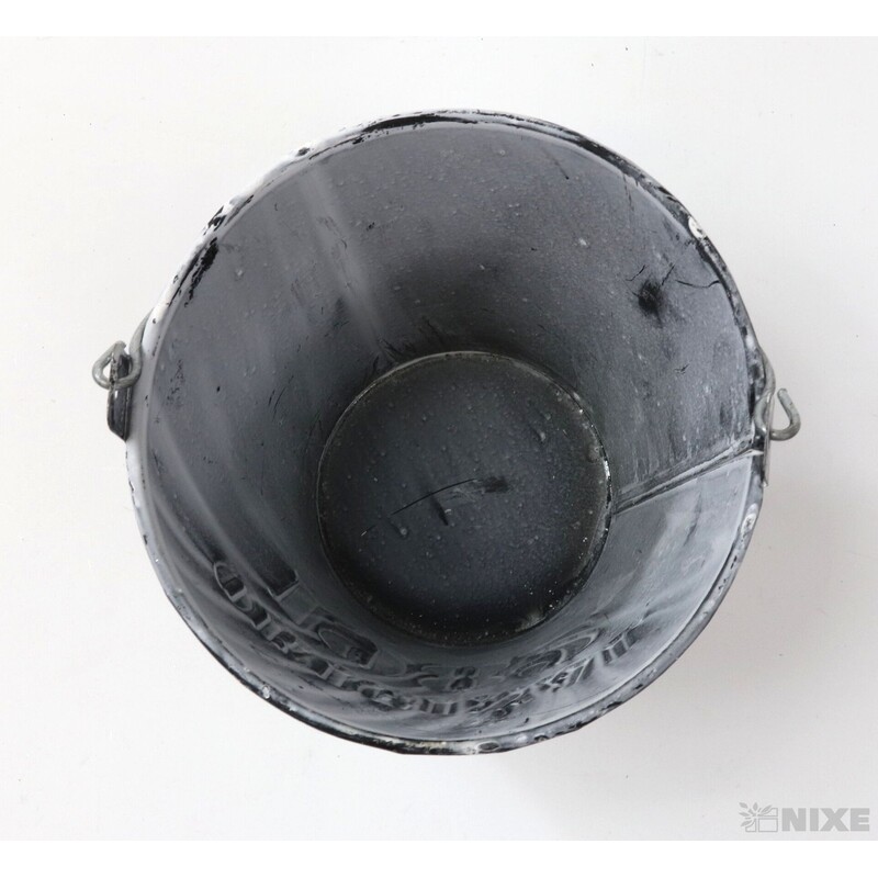 PLECHOVÝ KBELÍK 10x12cm*ČERNÁ