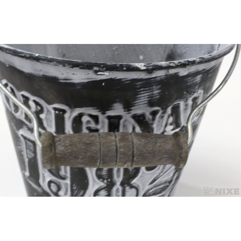 PLECHOVÝ KBELÍK 10x12cm*ČERNÁ