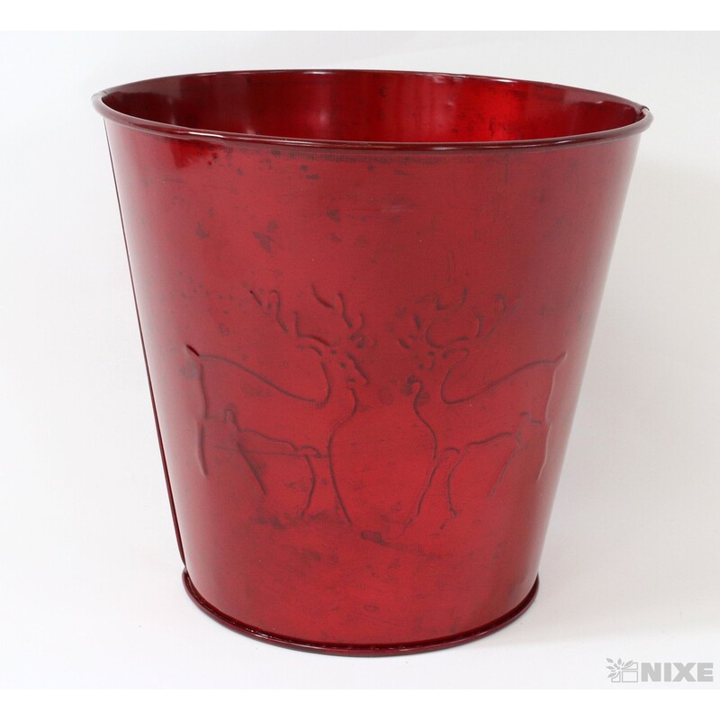 PLECHOVÝ OBAL 15x16cm*ČERVENÁ