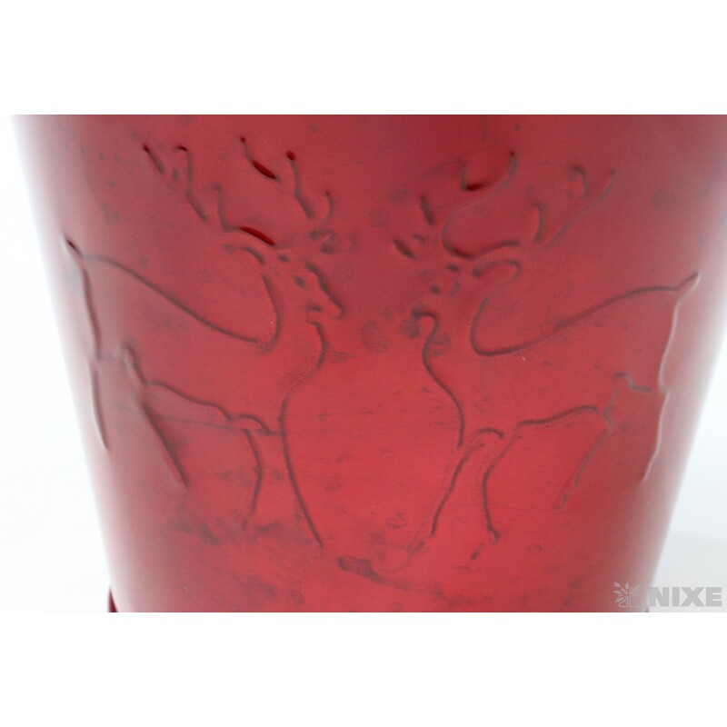 PLECHOVÝ OBAL 15x16cm*ČERVENÁ