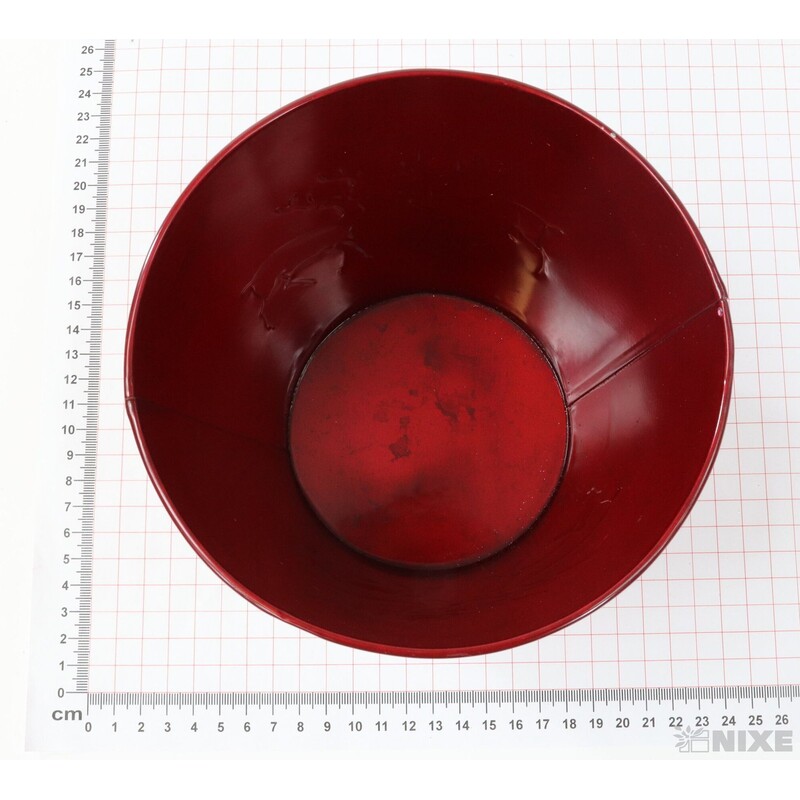 PLECHOVÝ OBAL 15x16cm*ČERVENÁ