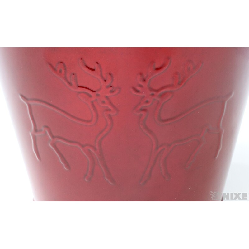 PLECHOVÝ OBAL 16x18cm*ČERVENÁ