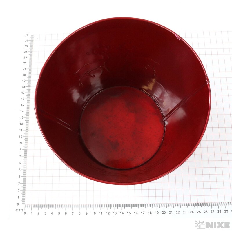 PLECHOVÝ OBAL 16x18cm*ČERVENÁ