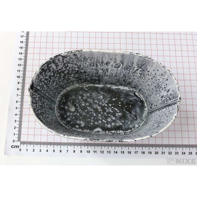 PLECHOVÁ MISKA OVÁL 17x10x9cm*