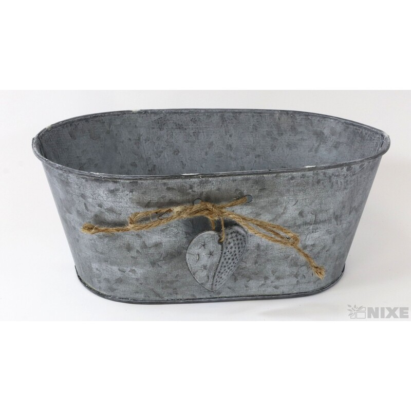 PLECHOVÁ MISKA OVÁL 24x15x10cm*