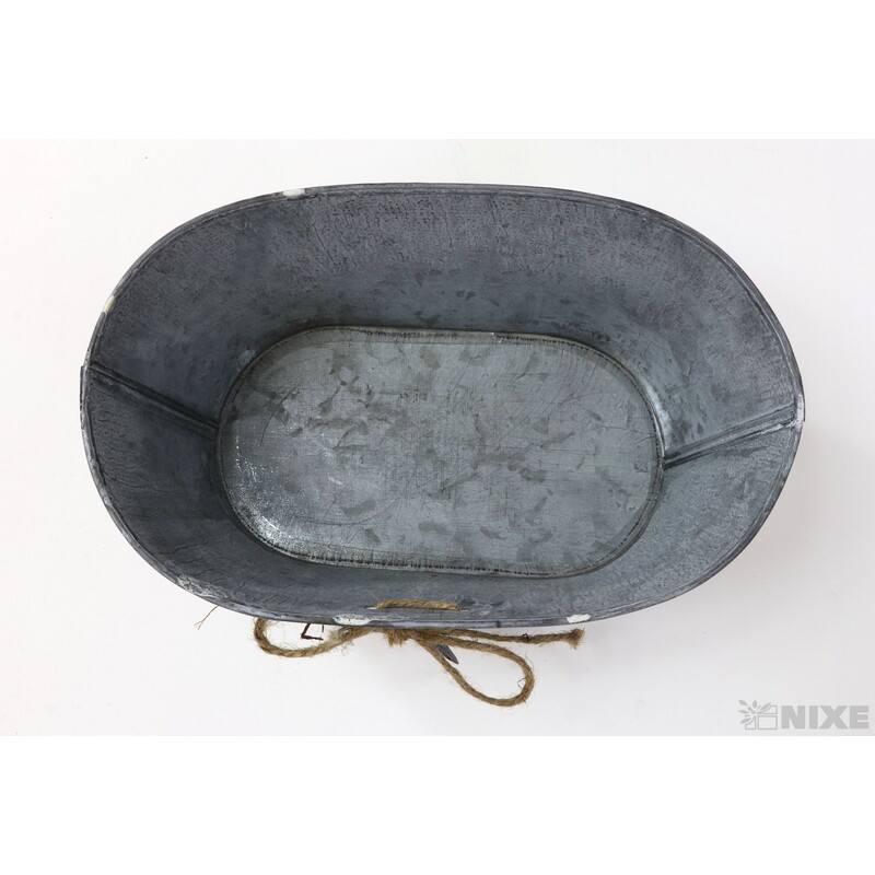 PLECHOVÁ MISKA OVÁL 24x15x10cm*