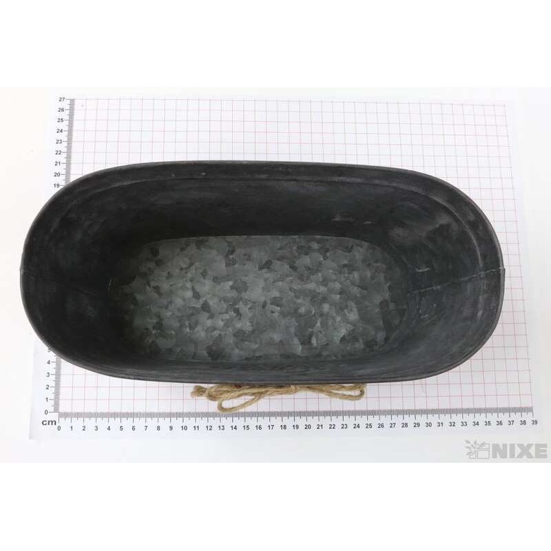 PLECHOVÁ MISKA OVÁL 30x13x13cm*