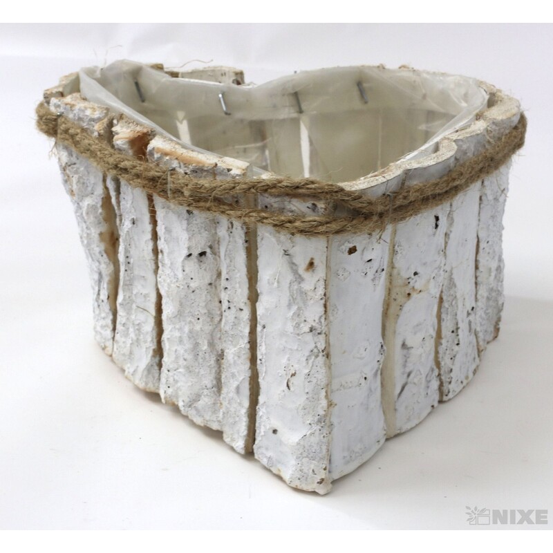 OBAL SRDCE 19x10cm*BÍLÁ