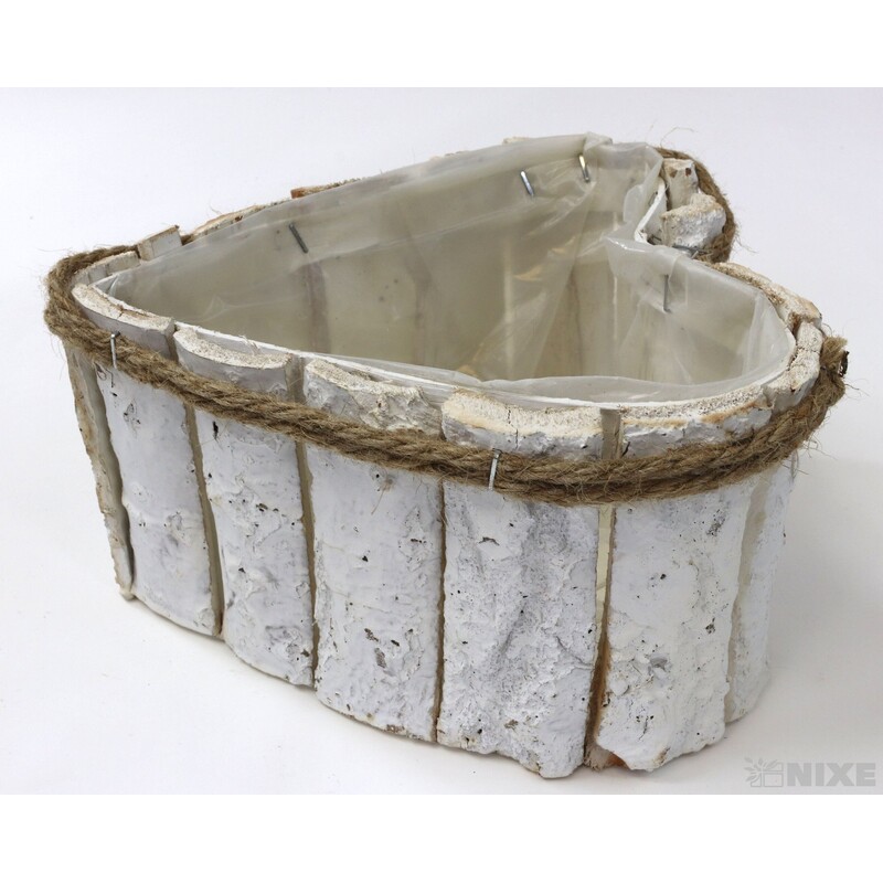 OBAL SRDCE 19x10cm*BÍLÁ