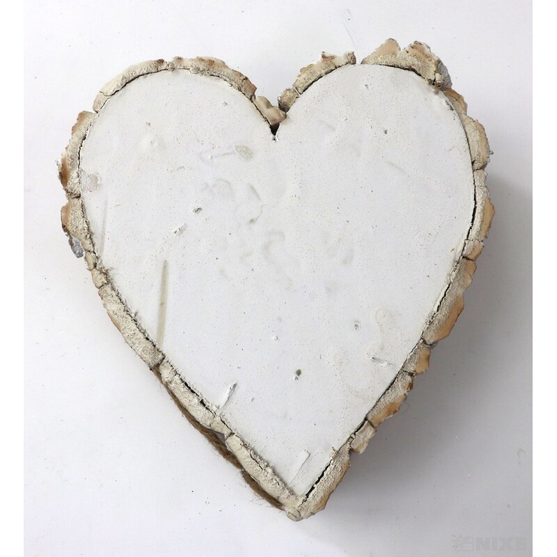 OBAL SRDCE 19x10cm*BÍLÁ