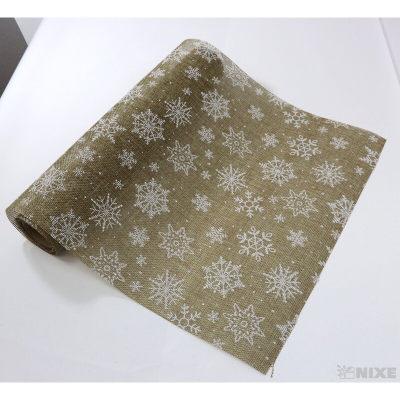 ROLE JUTA VLOČKA 36cmx3m*PŘÍRODNÍ+BÍLÁ