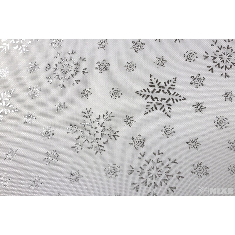 ROLE JUTA VLOČKA 36cmx3m*BÍLÁ+STŘÍBRNÁ V+