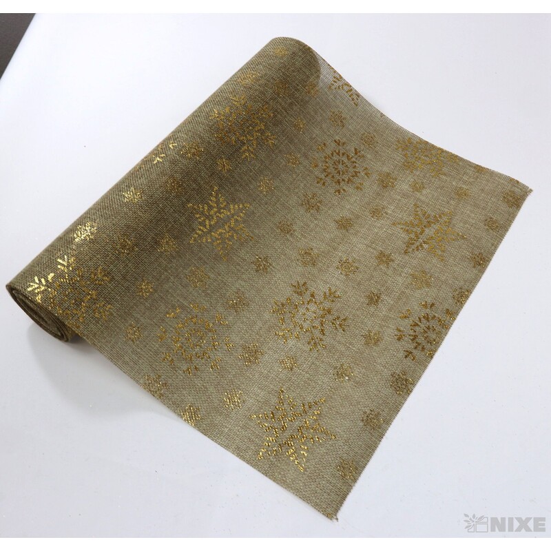 ROLE JUTA VLOČKA 36cmx3m*PŘÍRODNÍ+ZLATÁ