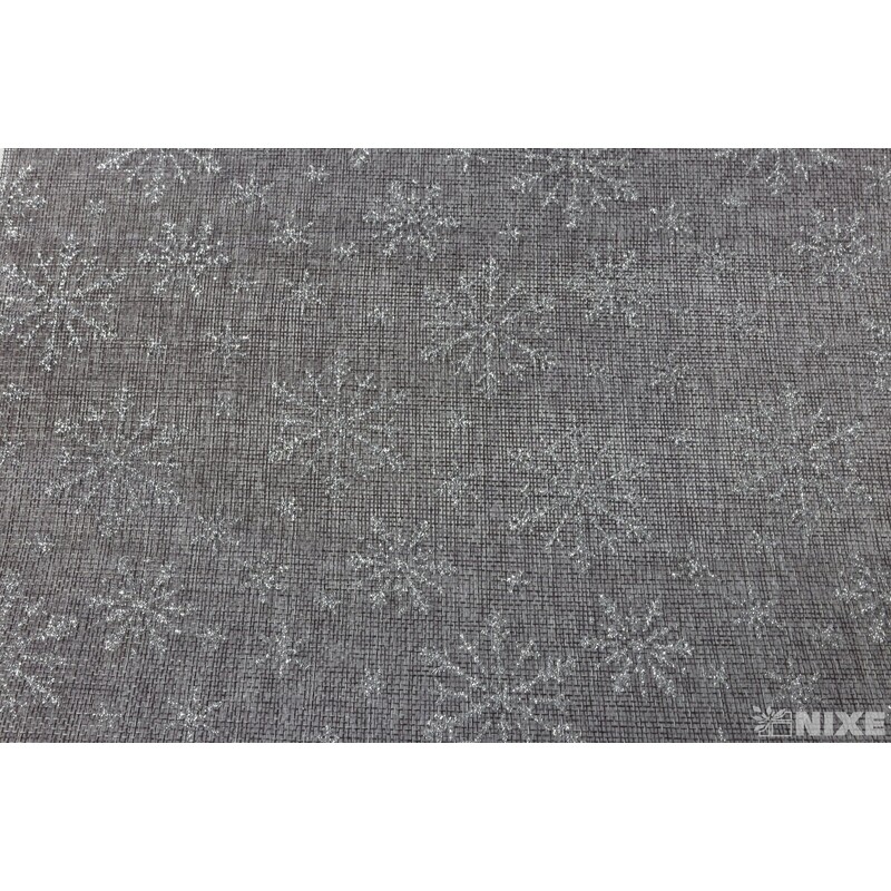 ROLE JUTA VLOČKA 36cmx3m*ŠEDÁ+STŘÍBRNÁ