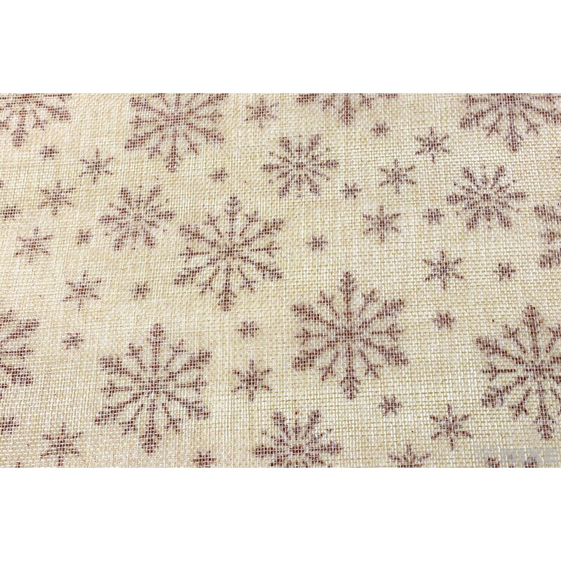 ROLE JUTA VLOČKA 36cmx3m*PŘÍRODNÍ+ČERVENÁ