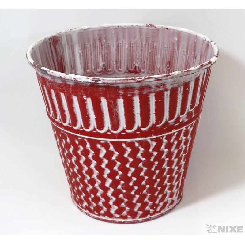 PLECHOVÝ OBAL 12x10cm*ČERVENÁ