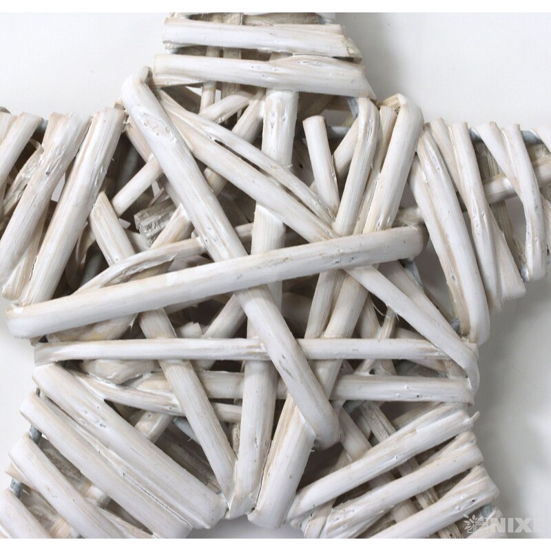 ZÁVĚS HVĚZDA 15cm*BÍLÁ