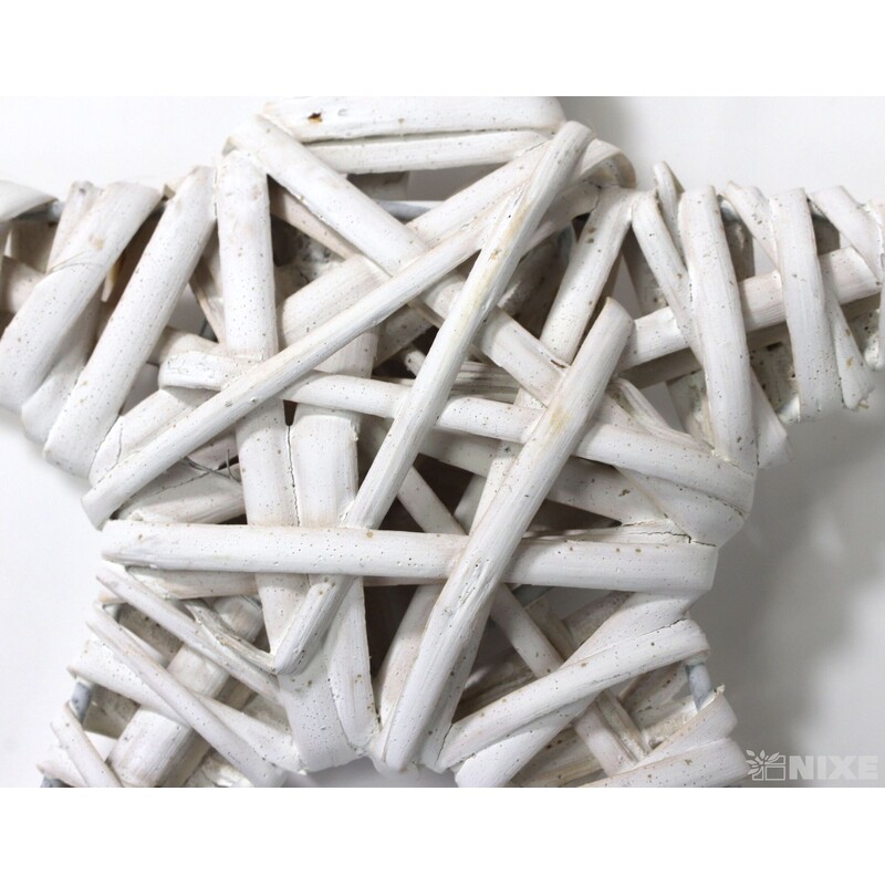 ZÁVĚS HVĚZDA 12cm*BÍLÁ