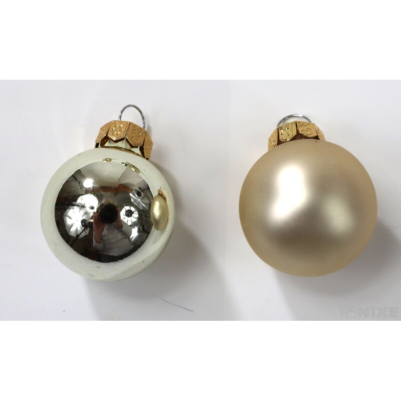 KOULE ZÁVĚS 2,5cm 48ks MIX*ŠAMPÁŇ