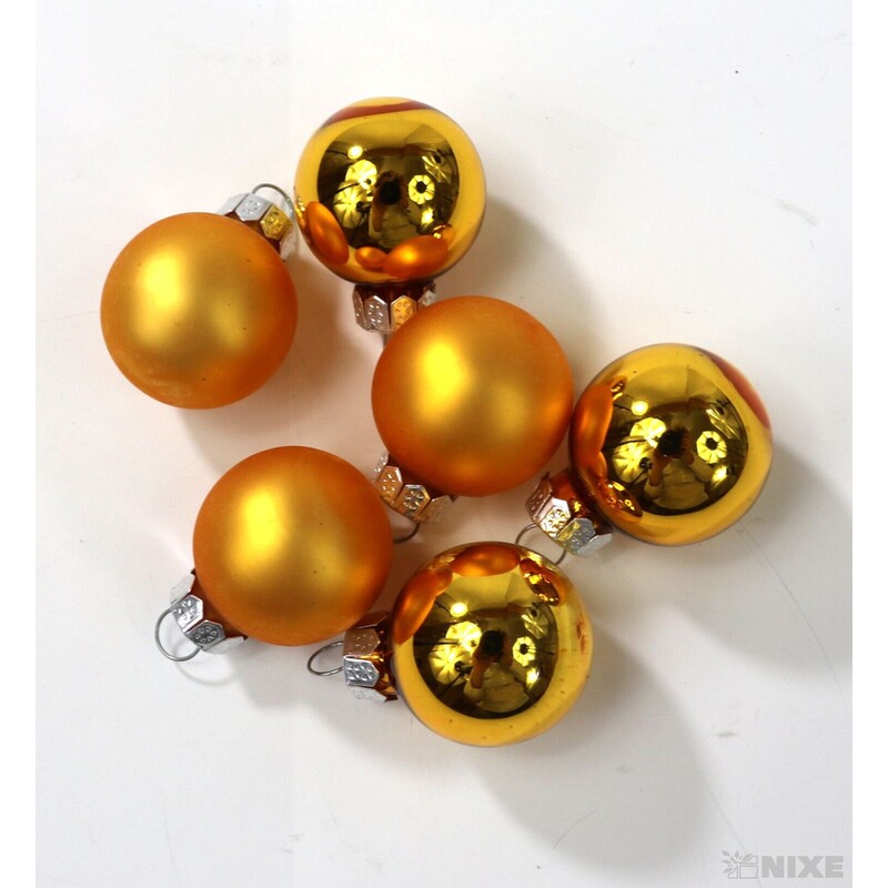 KOULE ZÁVĚS 2,5cm 48ks MIX*ORANŽOVÁ