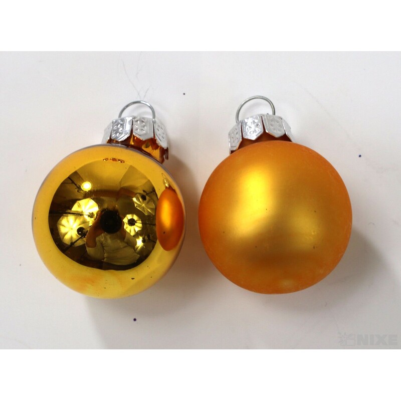 KOULE ZÁVĚS 2,5cm 48ks MIX*ORANŽOVÁ