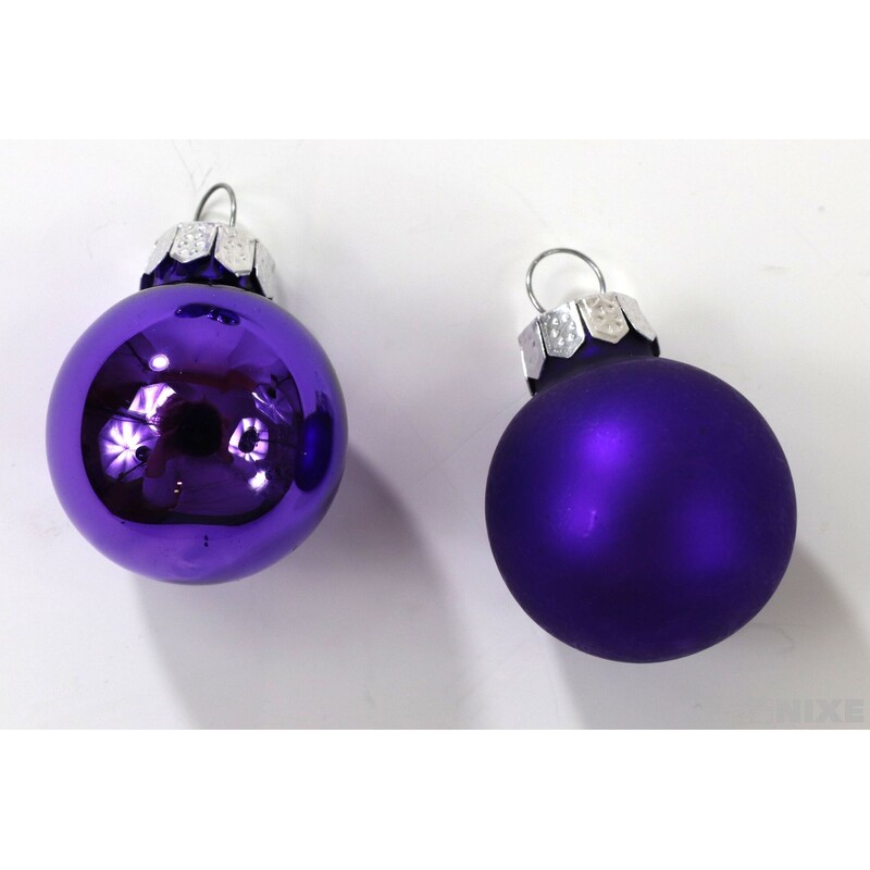 KOULE ZÁVĚS 2,5cm 48ks MIX*FIALOVÁ