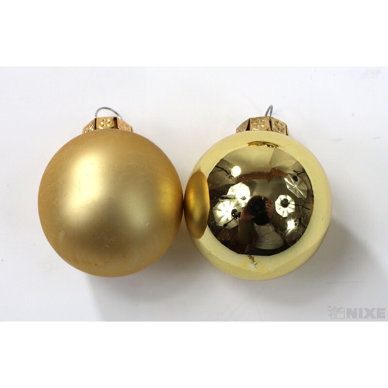 KOULE ZÁVĚS 3cm 45ks MIX*ZLATÁ