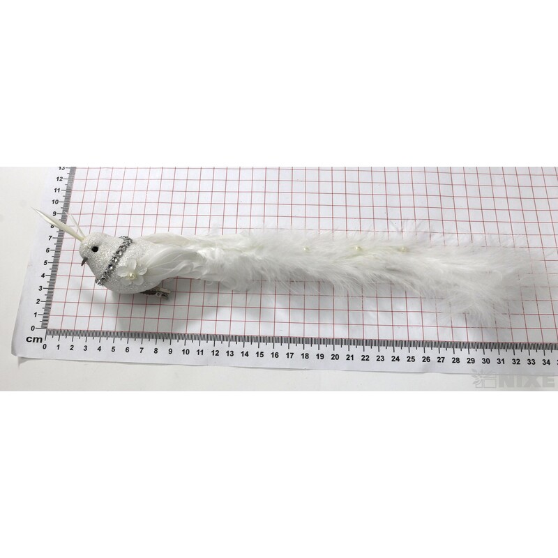 PTÁČEK  KLIPS 12cm 12ks*BÍLÁ