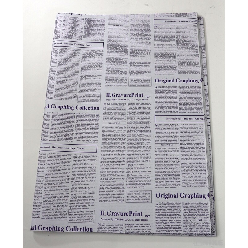 ARCH PAPÍR NOVINY 70x50cm 50ks*FIALOVÁ