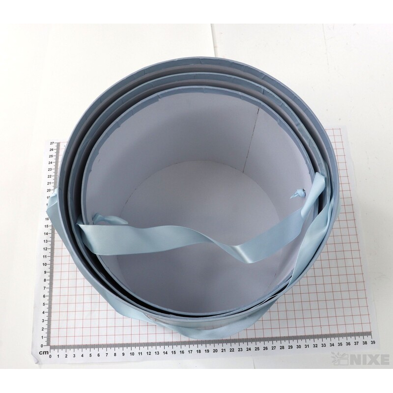 KVĚTINOVÝ BOX pr. 23x21cm 22x20 20x18*MODRÁ