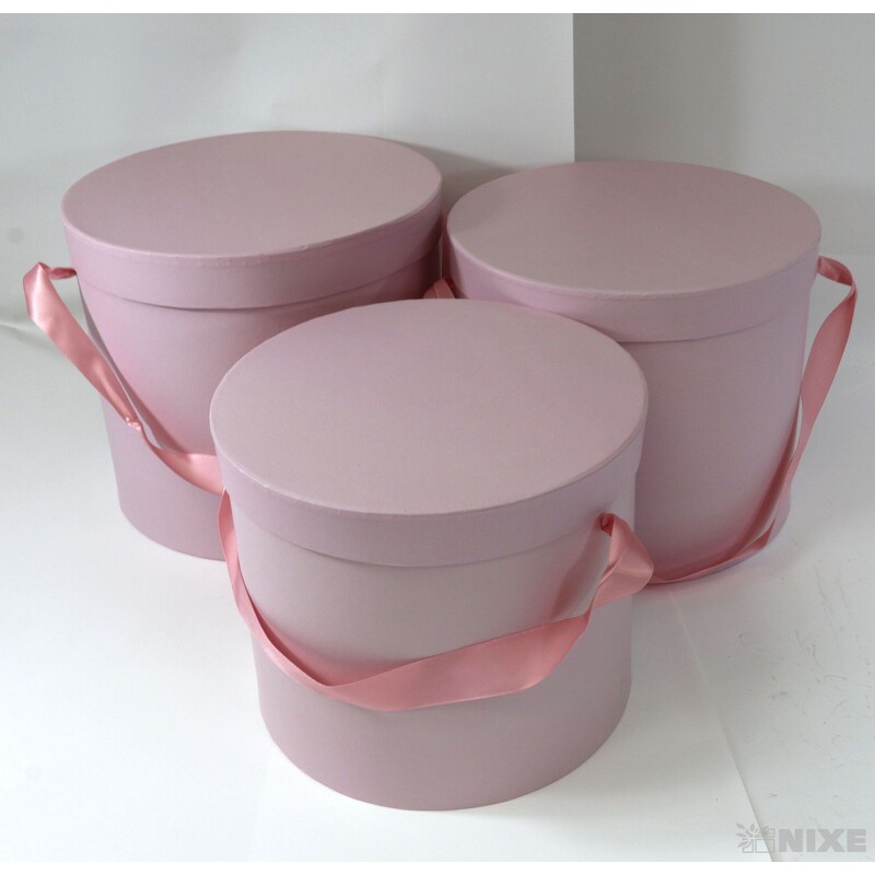 KVĚTINOVÝ BOX pr. 23x21cm 22x20 20x18*RŮŽOVÁ