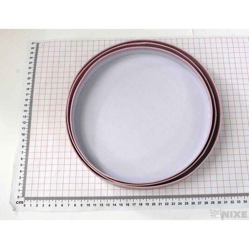 KVĚTINOVÝ BOX pr. 23x21cm 22x20 20x18*RŮŽOVÁ