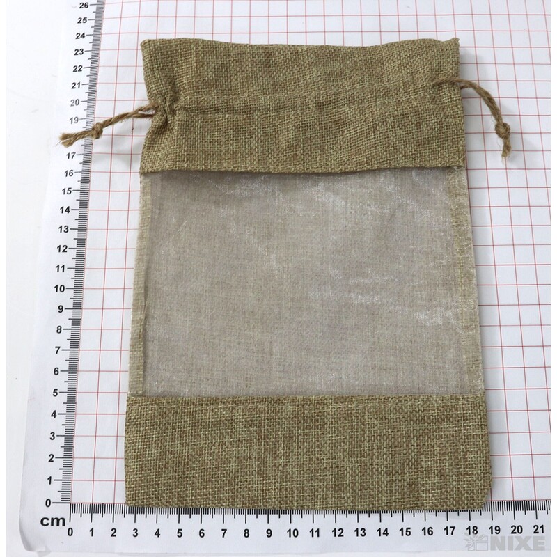 SÁČEK DEKORAČNÍ 16x23cm*PŘÍRODNÍ