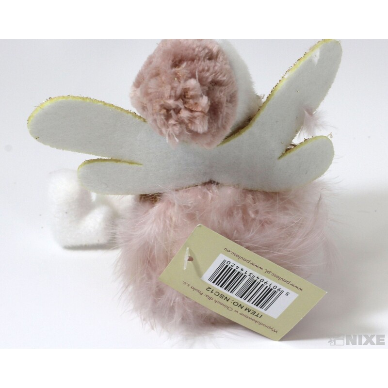 ANDĚL 18cm 12ks*RŮŽOVÁ