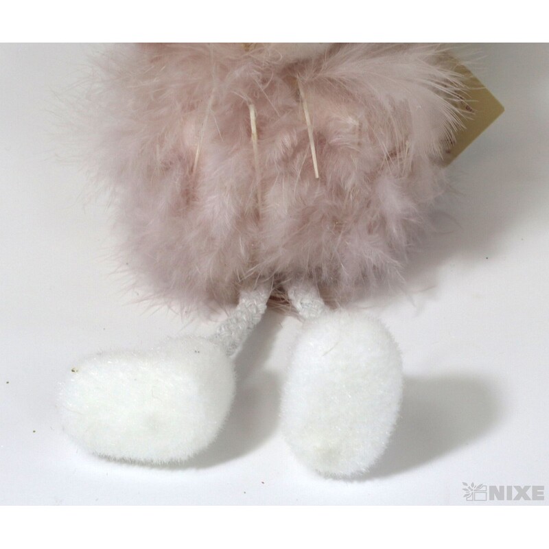 ANDĚL 18cm 12ks*RŮŽOVÁ