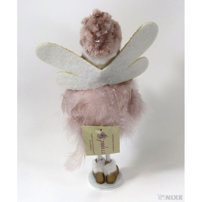 ANDĚL 20cm 12ks*RŮŽOVÁ