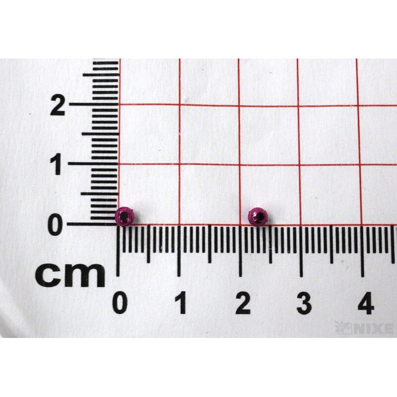 KORÁLKY 3mm 50g METAL*RŮŽOVÁ