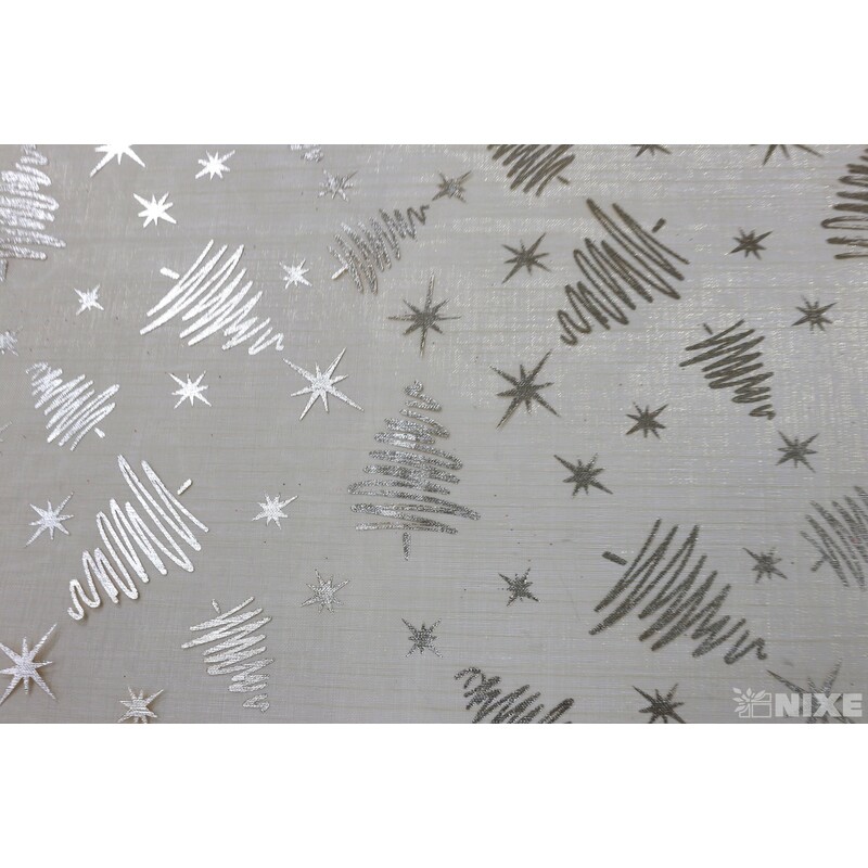 ORGANZA VZOR 697 39cmx10yd*ZLATÁ